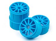 HPI 111837 SPEEDLINE CORSE TURINI WHEEL CYAN (MICRO RS4/4PCS)